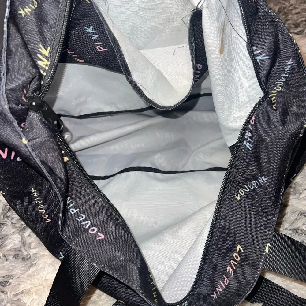 PINK Victoria's Secret Multicolor Logo Tote
